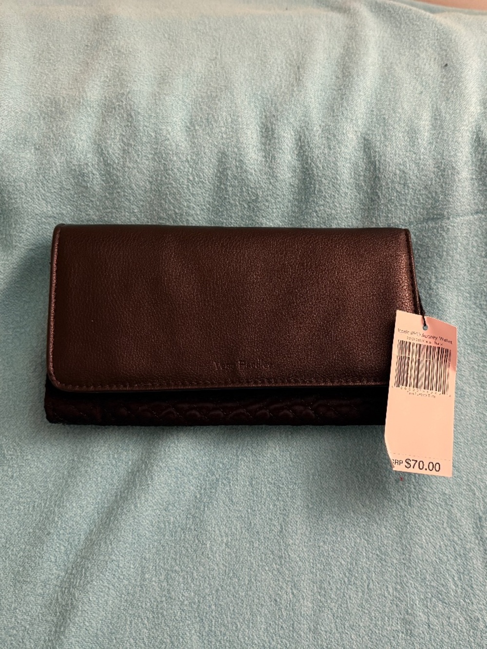 Vera Bradley Iconic RFID Audrey Wallet - Black
